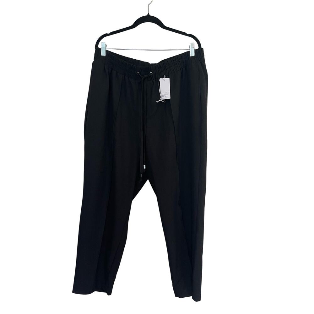 NWT Lane Bryant Tailored Stretch Pull On Black Women’s Jogger Pants Size 18/20